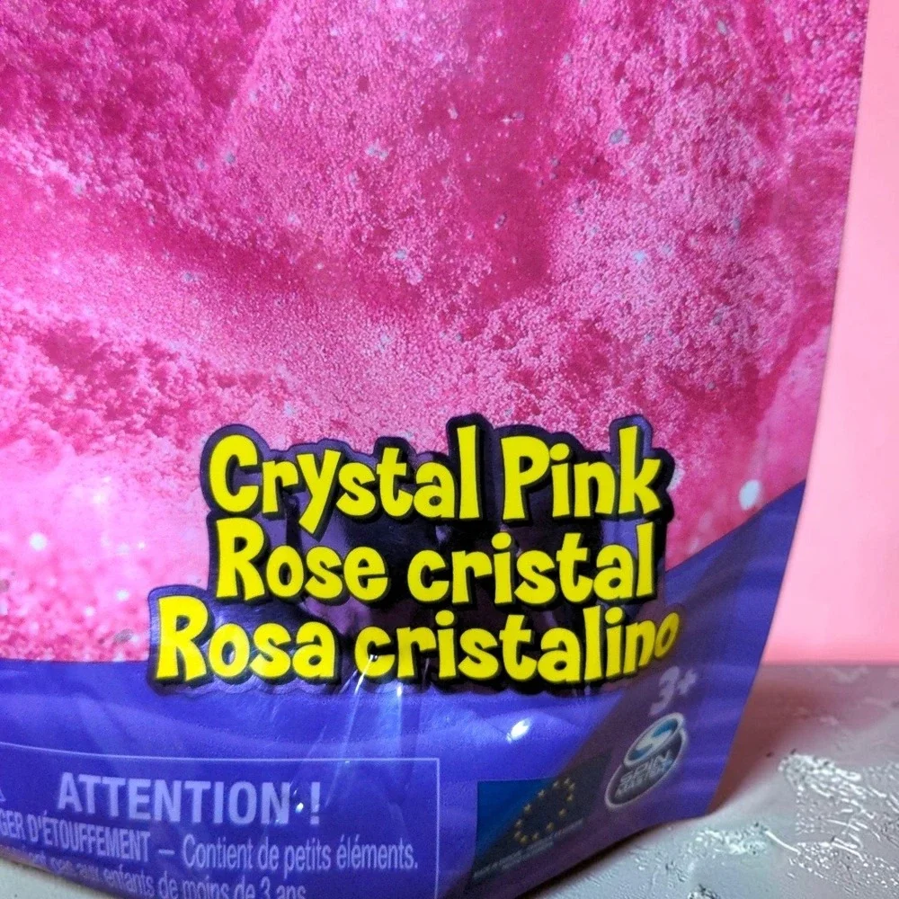 Kinetic Sand Shimmer Crystal Pink 2lb Resealable Bag Sparkle Play Sand NEW